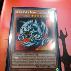 YUGIOH TCG BLUE-EYES TOON DRAGON SRL-EN000 SECRET UNLIMITED EDITION 25TH PRINT - Image 1