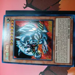 YUGIOH TCG BLUE-EYES TOON DRAGON SRL-EN000 SECRET UNLIMITED EDITION 25TH PRINT - Image 2