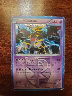 Giratina 62/135 Cracked Ice Holo Pokemon TCG Plasma Storm DMG - Image 1