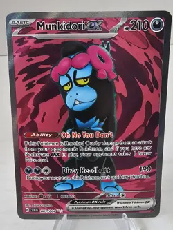 Pokemon Munkidori ex 083/064 Scarlet & Violet Shrouded Fable Full Art Pokemon - Image 1