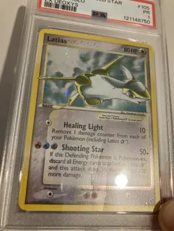 Pokemon Latias Gold Star 105/107 EX Deoxys PSA 1 - Cleanest You'll See! - Image 3