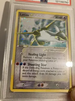 Pokemon Latias Gold Star 105/107 EX Deoxys PSA 1 - Cleanest You'll See! - Image 4