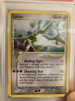 Pokemon Latias Gold Star 105/107 EX Deoxys PSA 1 - Cleanest You'll See! - Image 5