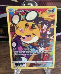Pokemon TCG Dedenne TG07/TG30 SWSH Brilliant Stars Trainer Gallery - Image 1