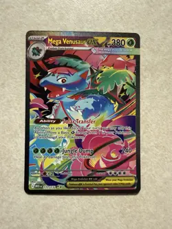 Pokemon Mega Venusaur ex Special Illustration Rare Holo 177/132 380HP - Image 1