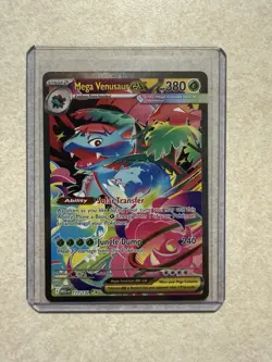 Pokemon Mega Venusaur ex Special Illustration Rare Holo 177/132 380HP - Image 3