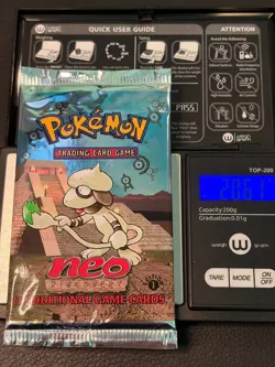 2001 Pokemon Neo Discovery (1st Ed.) Booster Pack (Smeargle) | Factory Sealed! - Image 2