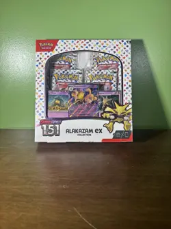 Pokemon Scarlet & Violet 151 Alakazam Kadabra Abra Promo Booster Collection Box - Image 1
