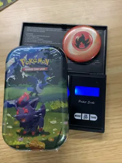 100.1 g EXTRA HEAVY! - Pokemon Ascended Heroes Mini Tin - Possible GOD PACKU - Image 1