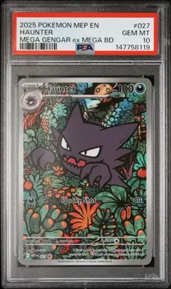 HAUNTER 027 Pokemon Phantasmal Flames Mega Battle Deck Promo PSA 10 GEM - Image 1