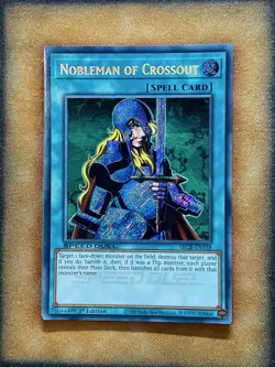 Yugioh Nobleman of Crossout SBCB-EN138 Speed Duel Secret Rare 1st Ed NM - Image 1