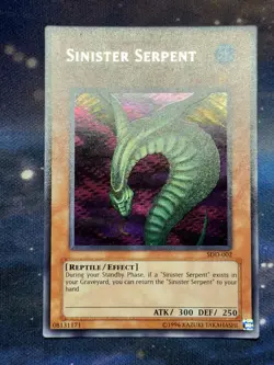 Sinister Serpent SDD-002 Stairway Destined Yu-Gi-Oh! Prismatic Secret Rare NM - Image 4