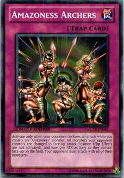 Amazoness Archers GLD3-EN046 Yugioh Limited Lightly played - Image 1