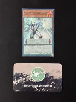 Vaylantz Buster Baron - Yugioh TAMA-EN005 1st Edition Super Rare NM - Image 1