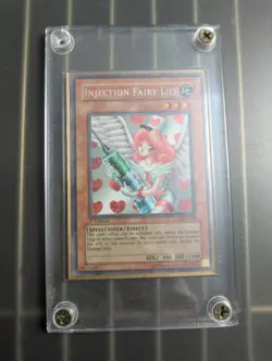 Yugioh Injection Fairy Lily LOD-100 Secret Rare 1st Edition NM (1) - Image 1