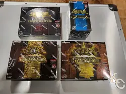Yugioh! x1 each Rarity Collection 1, 2, Stampede & Bonanza Booster Box Lot - Image 1