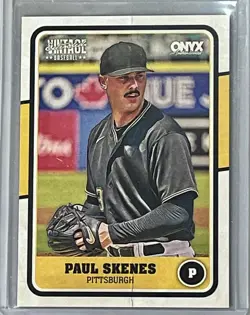Paul Skenes (3x) Rookie/ Prospect Cards Prizm Donruss Onyx Pirates RC Lot - Image 5