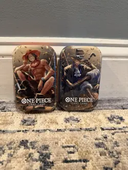 One Piece Tin Pack Set Vol 2 Factory Sealed 2x TIN LOT IN HAND - Image 1