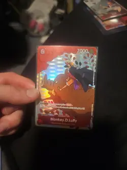 Monkey D. Luffy Holo Alt Art Rare One Piece TCG Gift Collection 2023 P-001 NM - Image 1