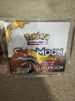 Sun and Moon Base Set Booster Box - Factory Sealed !!! Comes with acrylic Case! - Image 1