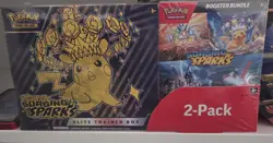 Pokemon TCG: Surging Sparks ETB and Booster Bundle - Costco - Brand New Sealed - Image 1