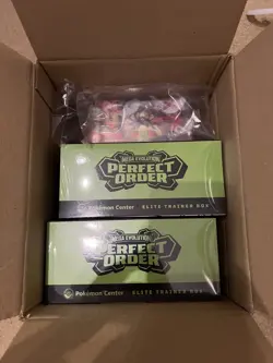 Perfect Order Pokemon Center Bundle: 1x Booster Box, 2x ETB - Image 5