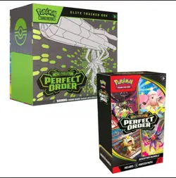 Pokemon TCG: Perfect Order ETB + Booster Bundle Set ,New & Sealed,Fast Ship - Image 1