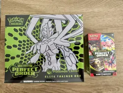 Pokemon Center Perfect Order ETB TCG and Perfect Order Booster Bundle New Sealed - Image 1