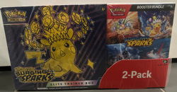 *BRAND NEW Pokemon Surging Sparks Costco 2-Pack - ETB + Booster Bundle - Image 1