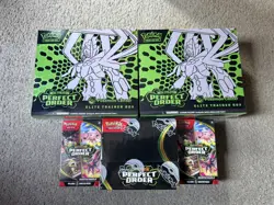 Pokemon Perfect Order Pokemon Center Bundle: 1x Booster Box, 2x Bundles, 2x ETB - Image 1