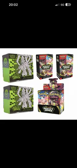 ✅ Pokemon Perfect Order PRESALE 1x Booster Box, 2x Booster Bundle, 2x PC ETB ✅ - Image 1
