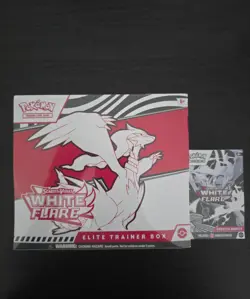 Pokemon TCG White Flare ETB And Booster Bundle New And Sealed - Image 1