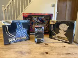 Pokemon TCG Mega Evolutions ETB, Half Booster Bundle, And Mega EX Latios Bundle - Image 2