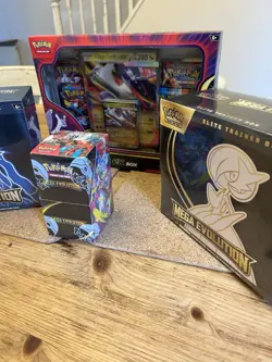Pokemon TCG Mega Evolutions ETB, Half Booster Bundle, And Mega EX Latios Bundle - Image 3