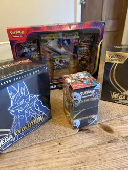 Pokemon TCG Mega Evolutions ETB, Half Booster Bundle, And Mega EX Latios Bundle - Image 5