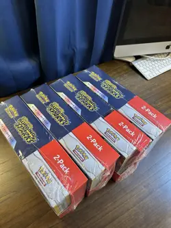4x Pokemon Surging Sparks ETB & Booster Bundle Costco Pack Sealed *Lot Of 4* - Image 2