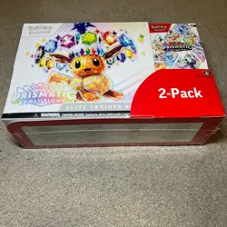 Pokemon Prismatic Evolutions ETB & Booster Bundle 2-Pack Costco- See Detail - Image 4