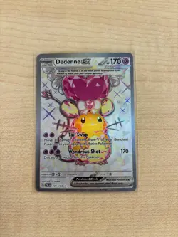 Dedenne ex 239/193 Paldea Evolved Terra Full Art Ultra Rare Pokemon Card New - Image 1