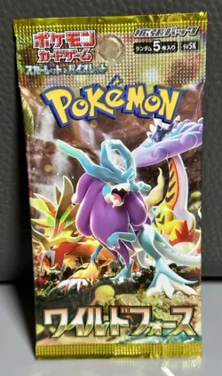 Wild Force - Japanese Pokemon Booster Pack - SV5K - US Seller - Image 1