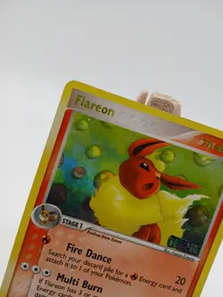 Flareon 5/115 - EX Unseen Forces - Stamped Rare Holo LP Pokemon Card, 2005 - Image 2