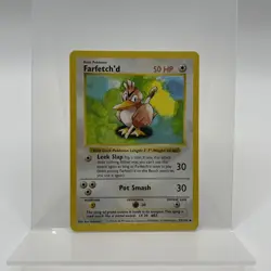 Pokemon - Base Set Shadowless - Farfetch'd 27/102 - Uncommon MP - Image 1