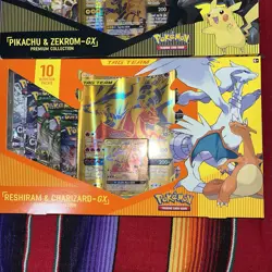 Pokemon TCG- Reshiram & Charizard/Pikachu & Zekrom GX Tag Team Boxes-2021 Sealed - Image 2