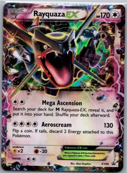 Rayquaza EX XY69 - Pokemon TCG XY Black Star Promos - Holo Promo (LP) - Image 1