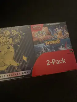 Pokemon Prismatic Evolutions ETB and Booster Bundle Costco, Sealed, 2-Pack - Image 2