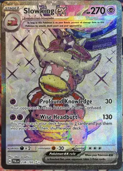 Slowking ex Full Art Ultra Rare - 238/193 - Paldea Evolved Pokemon 2023 - Image 1