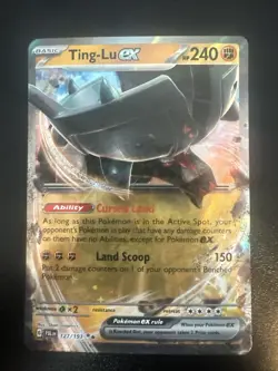 TING-LU EX 127/193 DOUBLE RARE PALDEA EVOLVED POKEMON NEAR MINT - Image 1