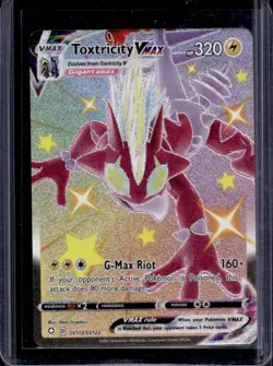 2021 Pokemon SWSH Shining Fates Toxtricity VM Shiny Vault #SV113/SV122 - Image 1
