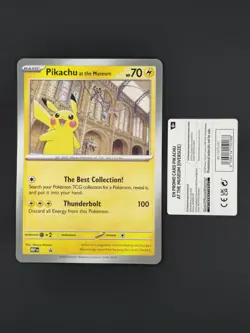 Pokemon Pikachu at the Museum Jumbo Promo Natural History Museum - Image 1