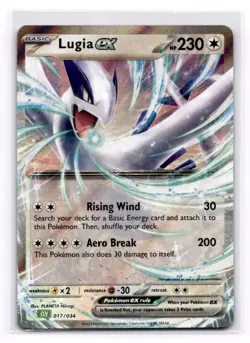 Lugia ex Trading Card Game Classic - Pokemon NM 017/034 - Image 1