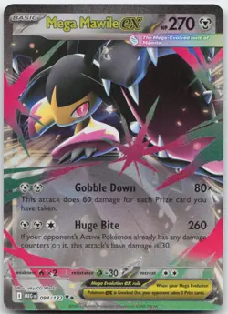 Pokemon: Mega Mawile ex - ME01: Mega Evolution - Double Rare - NM - Image 1